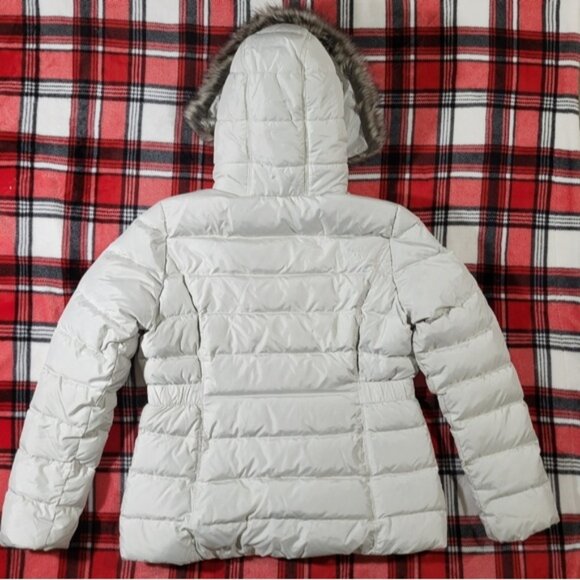 The North Face Dreamer Parkina Parka Gardenia White puffer Jacket Size Large - Picture 13 of 16